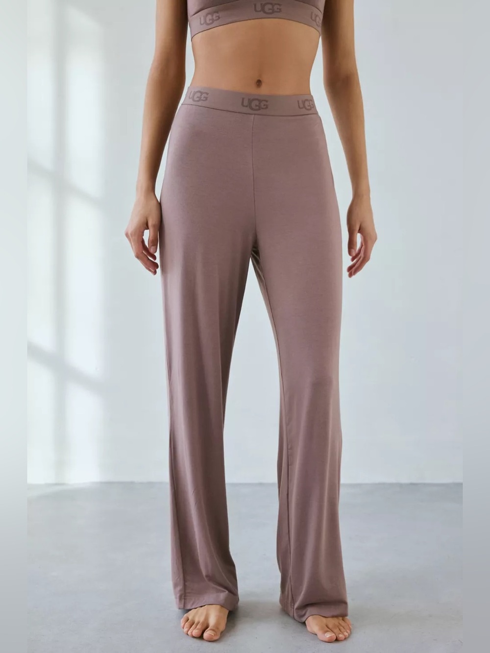 UGG Britta Brown Wide Leg Lounge Pants